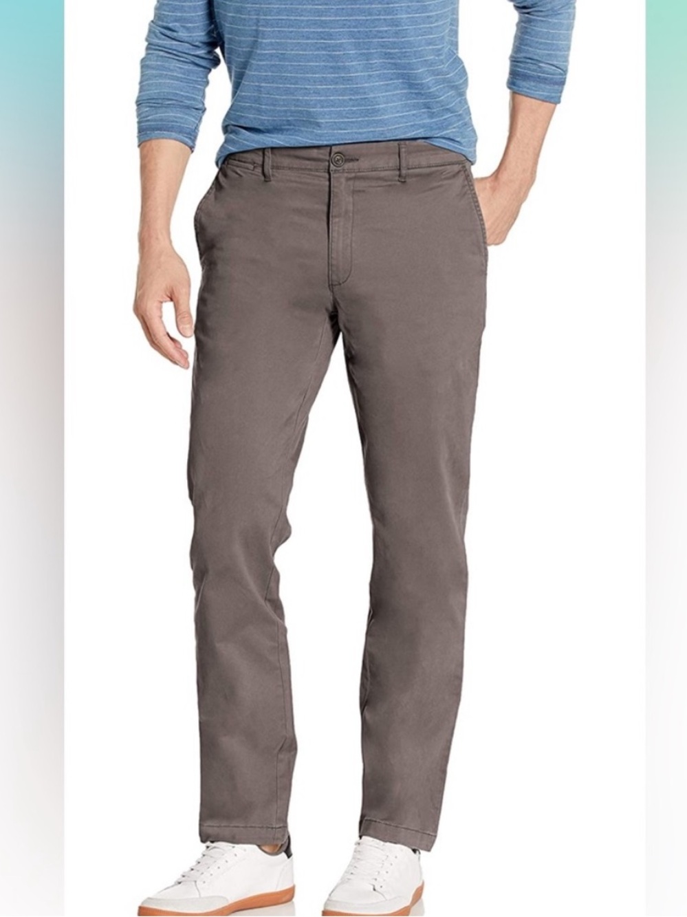 NWT Goodthreads Men's Slim-Fit Washed Comfort Stretch Chino Pant 29” x 28”
